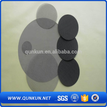 stainless steel wire mesh filter disc/round filter sheet/filter element