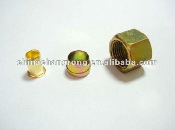 aluminum tube fittings metric tube fittings aluminum tube fittings three pieces connector fitting