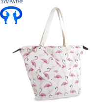 Cotton Canvas Printed Tote Bag with Pouch