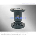 CPVC Ball Check Valve Flange End Din PN10