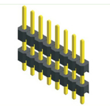 Plástico do dobro da fileira do encabeçamento do Pin de 5.08mm único