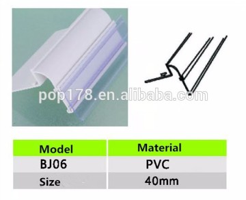 Display Plastic Price Label Holders For price Channels