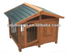 Carbonized Wooden Pet House With Door