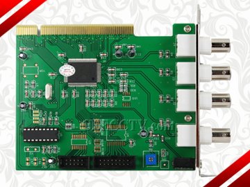 4 Channel Video Dvr Card (bnc Connection) Cee-cdvr004