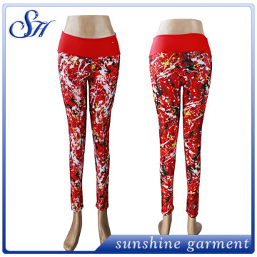 2016 hot sex printing legging pants