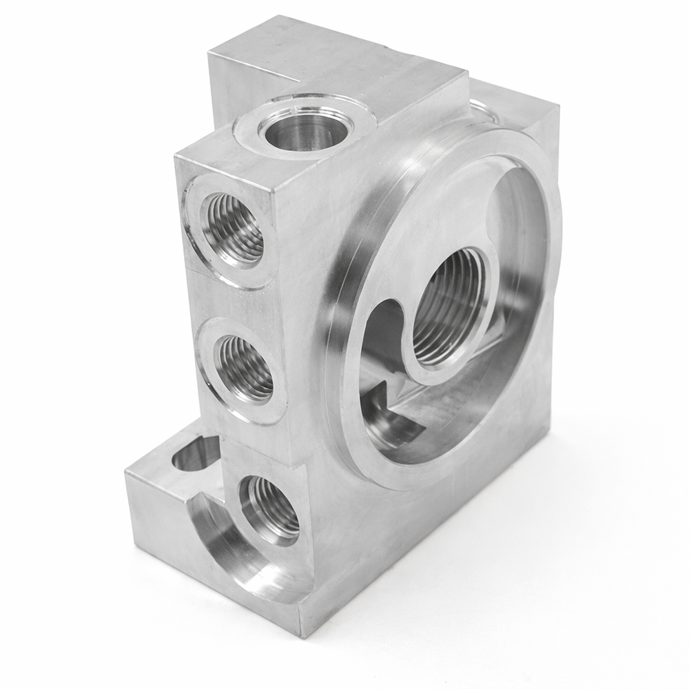 Корпус клапана, обработанный на станке с ЧПУ CNC machined valve body