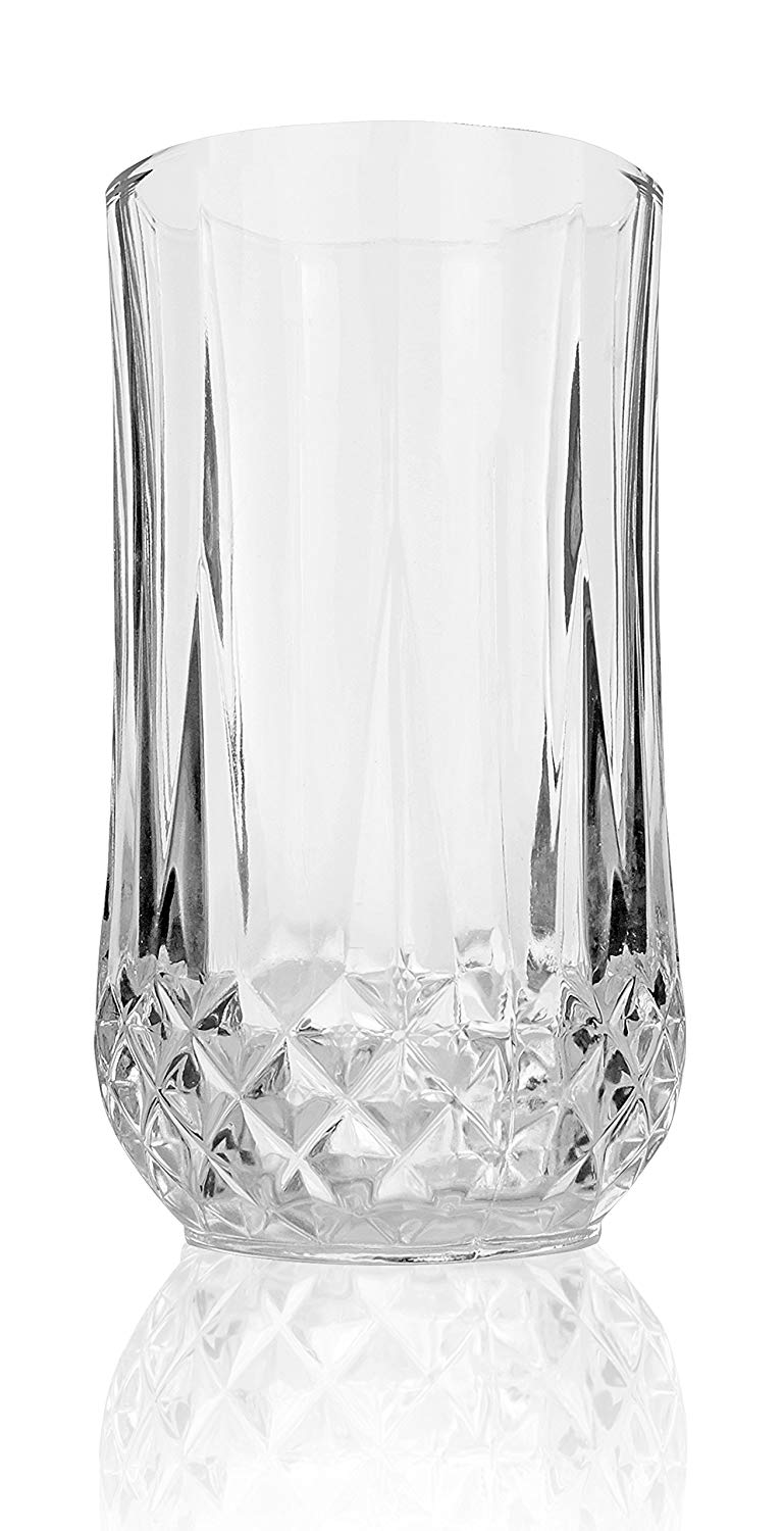 Elegante Diamond Cut Clear Glass set