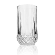 Elegantes Diamantschliff-Klarglas-Set