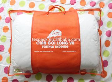 Free sample packaging bag for memory foam pillows with clear window