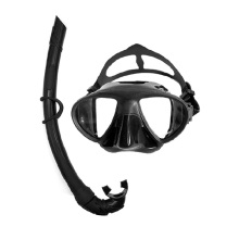 Spearfishing Full Silicone Snorkel Diving Mask Set