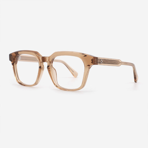 Square Classic Acetate Men's Optical Frames 23A3095