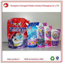China OEM made plastic detergent powder laundry stand up pouch