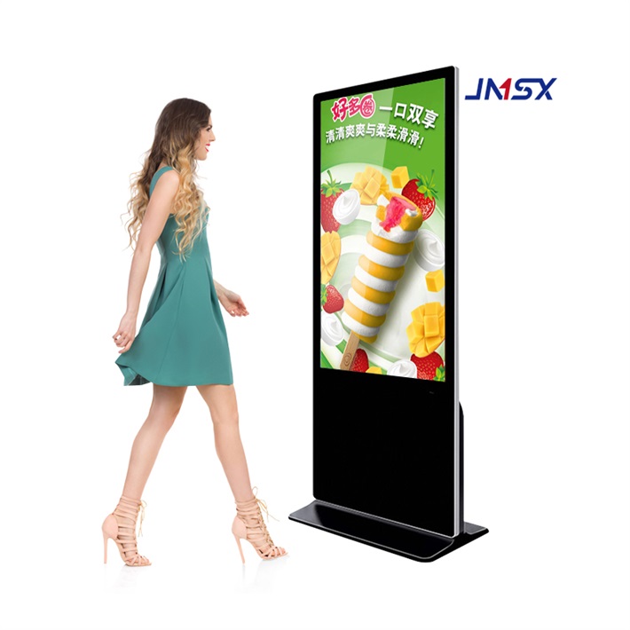 kahve kiosk açık lcd ekran reklam ekranı