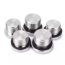 Stainless Steel 304/316 Hex Socket Screw Plugs for Oil Pipeline Fittings with O-Ring Face Seal