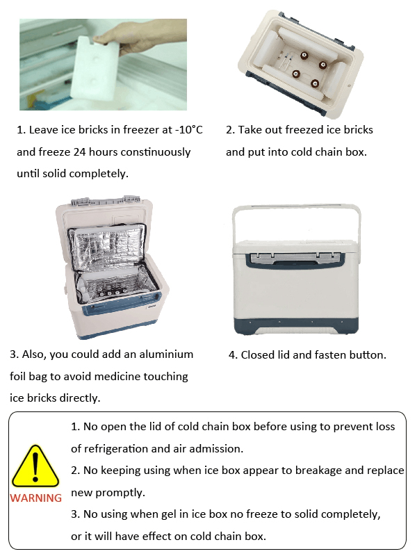 10.8L Blood and Vaccine Transport Cooler Carrier Box