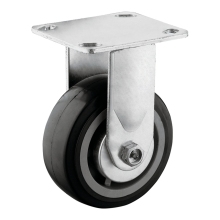 Rigid Caster with 4 x 2" Polyurethane Wheel