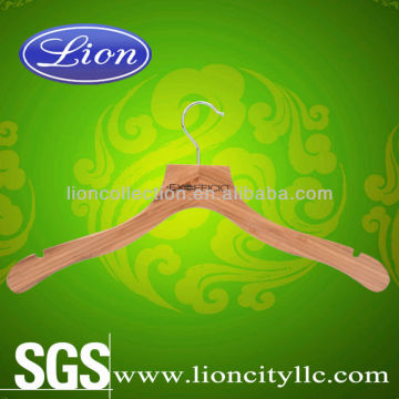 LEC-B5001 Bamboo Hanger, Bamboo clothes hanger, cheap hanger