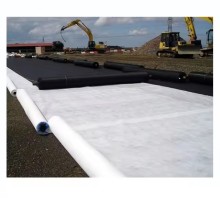 PET Staple Fiber Needlepunched Nonwoven Geotextile