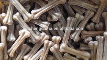 raw cow hide natural twisted stick rawhide dog bones pet products