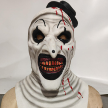 Halloween Bloody Clown Head Set - Scary Latex Cosplay Costume for Bar Parties and Christmas