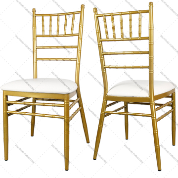 Wholesale Gold Chiavari Wedding Chairs for Ballroom Events and Banquets