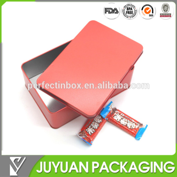 Rectangular cookies can biscuits in tin box wholesale