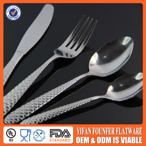 Cutlery sets sale, flatware enamel, flatware set with stand with high quality and low price