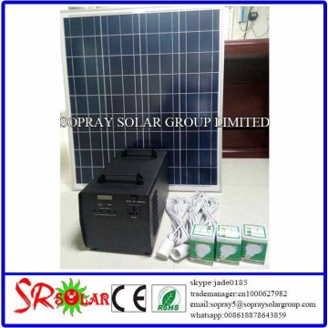 600w emergency solar electric system