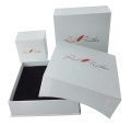 Υψηλής ποιότητας λευκό σχεδιασμό χρωμάτων απλό κουτί κοσμήματος