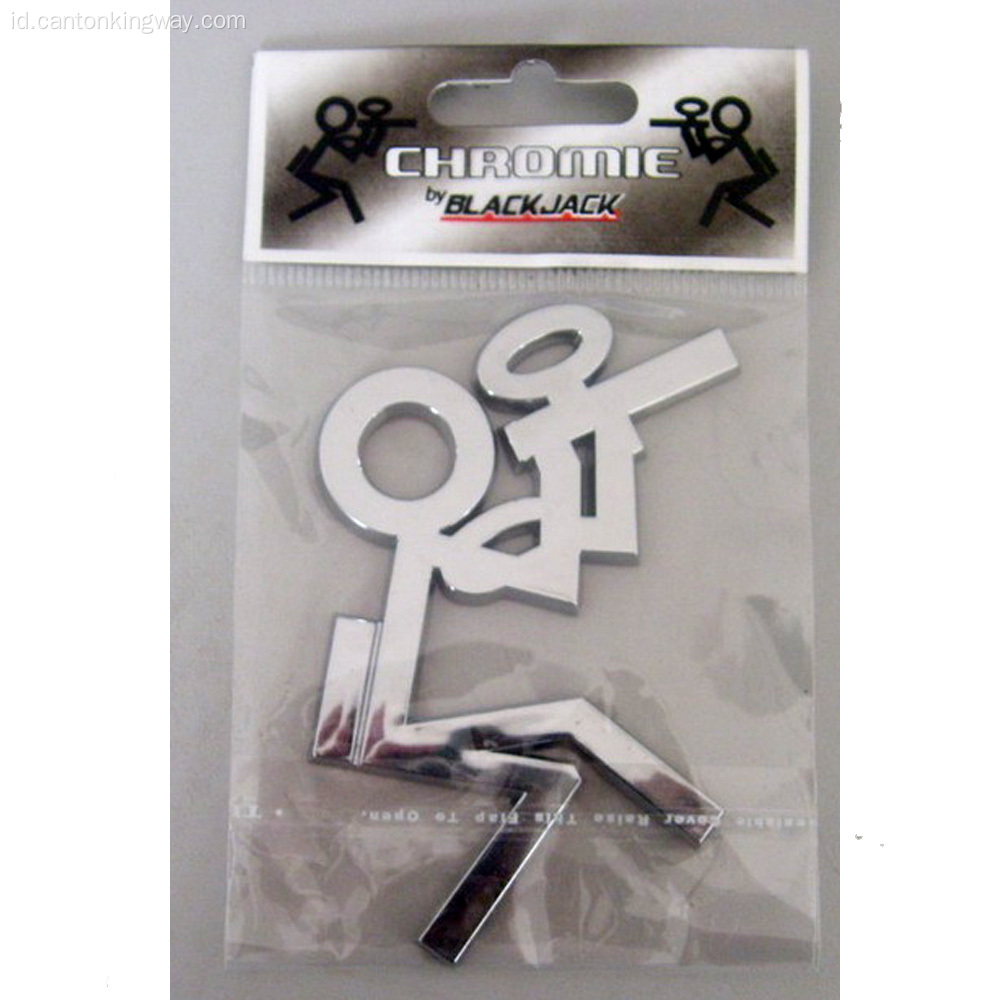 CAR Chrome Emblem Adhesive Auto Body ABS Badge