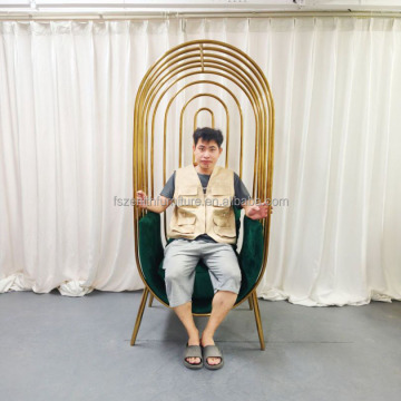 Stainless Steel Gold Sofa Chair for Wedding Bride and Groom Party Decorations