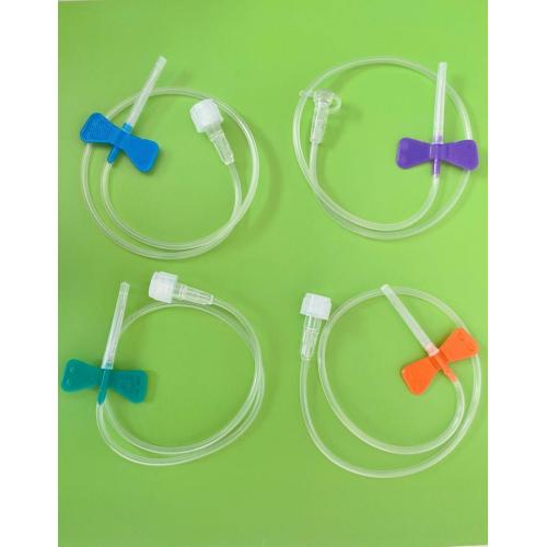 Conjunto de veias do couro cabeludo de borboleta Luer Lock Luer Slip