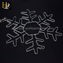 Acrylic Snowflake Christmas Hanging Outdoor Display Sign