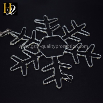 Acrylic Snowflake Christmas Hanging Outdoor Display Sign