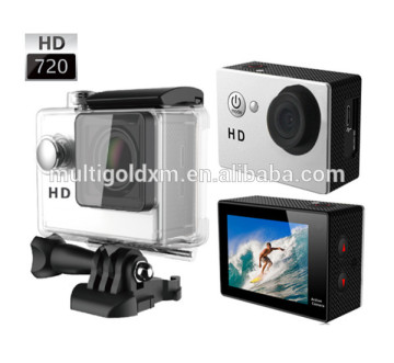 Sport DV Camera HD 720P Waterproof Action Camera Wide Angle Cycling Diving DV