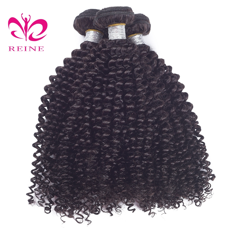 REINE Best Selling Cuticle Aligned 10 to 26 Inches Mink Brazilian Human Hair kinky curl On Sale