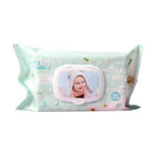 Bambino pulito wipe bagnato per mano e faccia