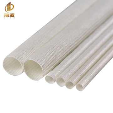 High temp insulation silicone fiberglass braided sleeves