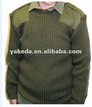 wool military sweater , sweater