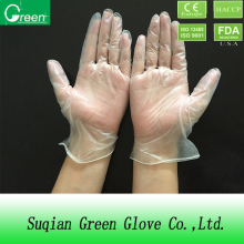 clear perforated vinyl glove