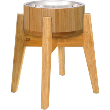 pet products top sellers trending pet products Wood Elevated smart slow bird feeder pet bowls&feeders