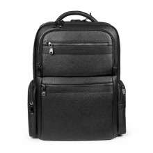 High-quality business leather backpack for laptop
