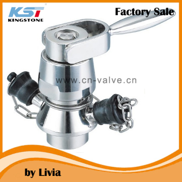 sanitary aseptic sample valve welded