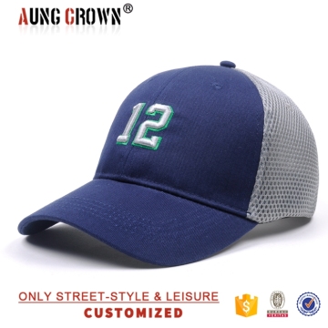 stylish design embroidery baseball cheap mesh hat