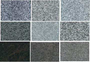various granites