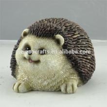 Garden polyresin hedgehog decoration