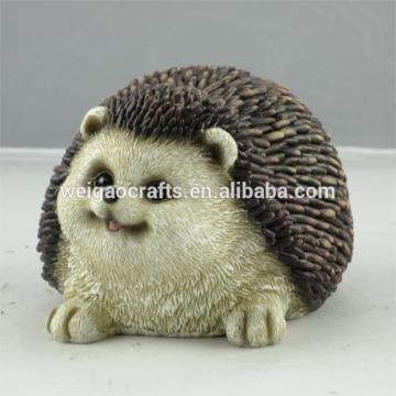 Garden polyresin hedgehog decoration