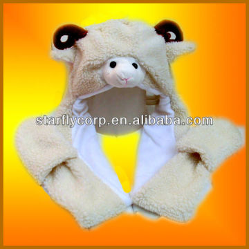 cute plush acrylic animal hat manufacture directly selling (ST-H1539)