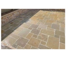 Modern French Pattern Travertine Pavers for Hotel Floors