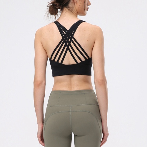 soutien-gorge de yoga croisé soutien-gorge à séchage rapide